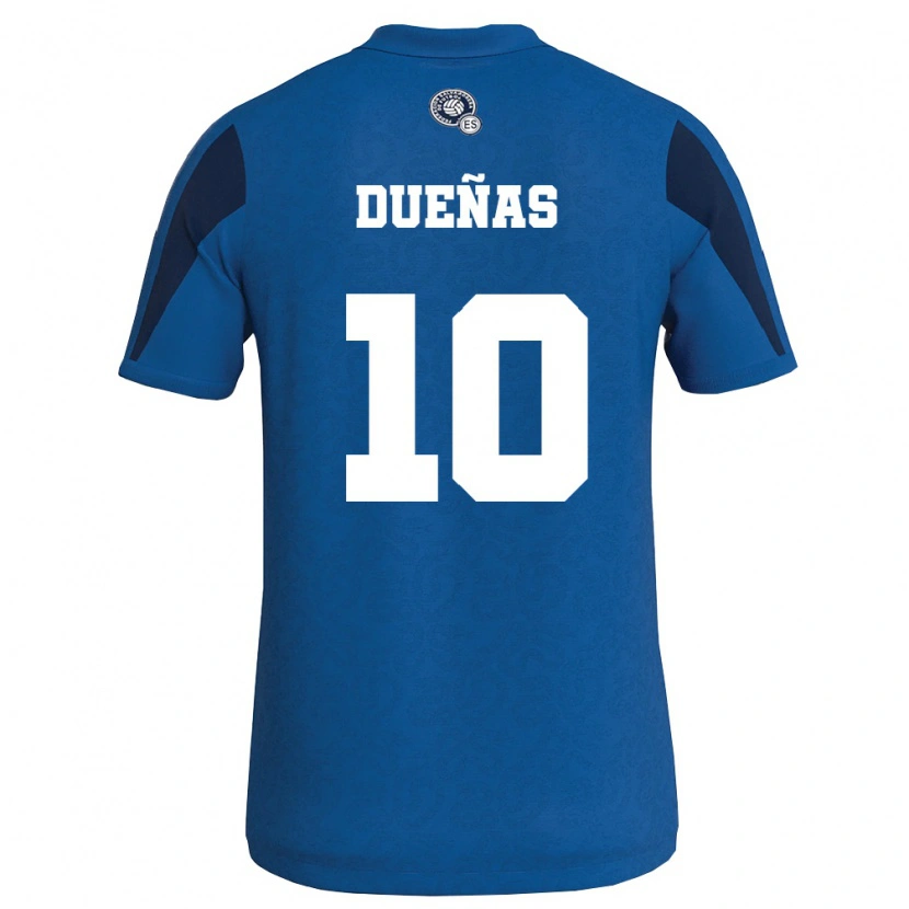 Danxen Women El Salvador Enrico Dueñas #10 Blue Navy Home Jersey 26-28 T-Shirt