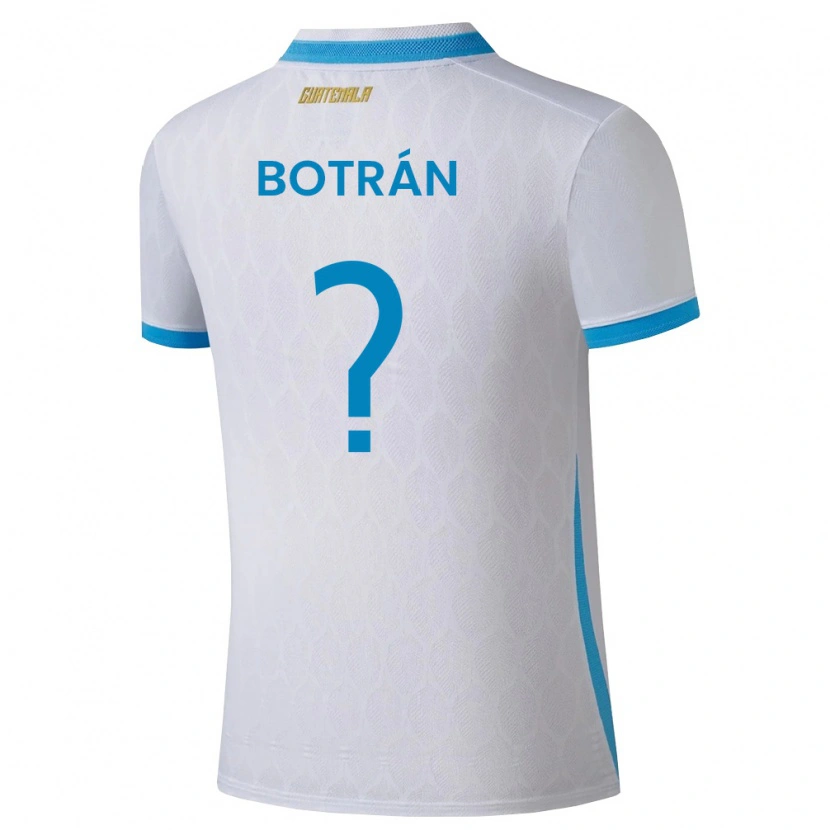Danxen Women Guatemala Sabrina Botrán #0 White Sky Blue Gold Home Jersey 26-28 T-Shirt