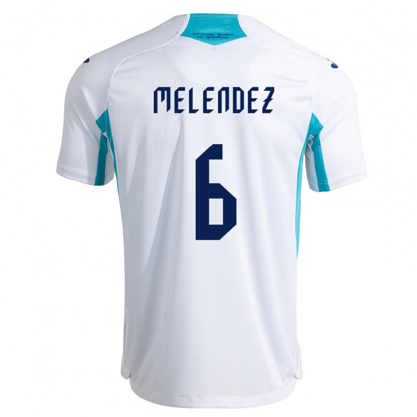 Danxen Women Honduras Cristopher Meléndez #6 White Blue Sky Blue Home Jersey 26-28 T-Shirt