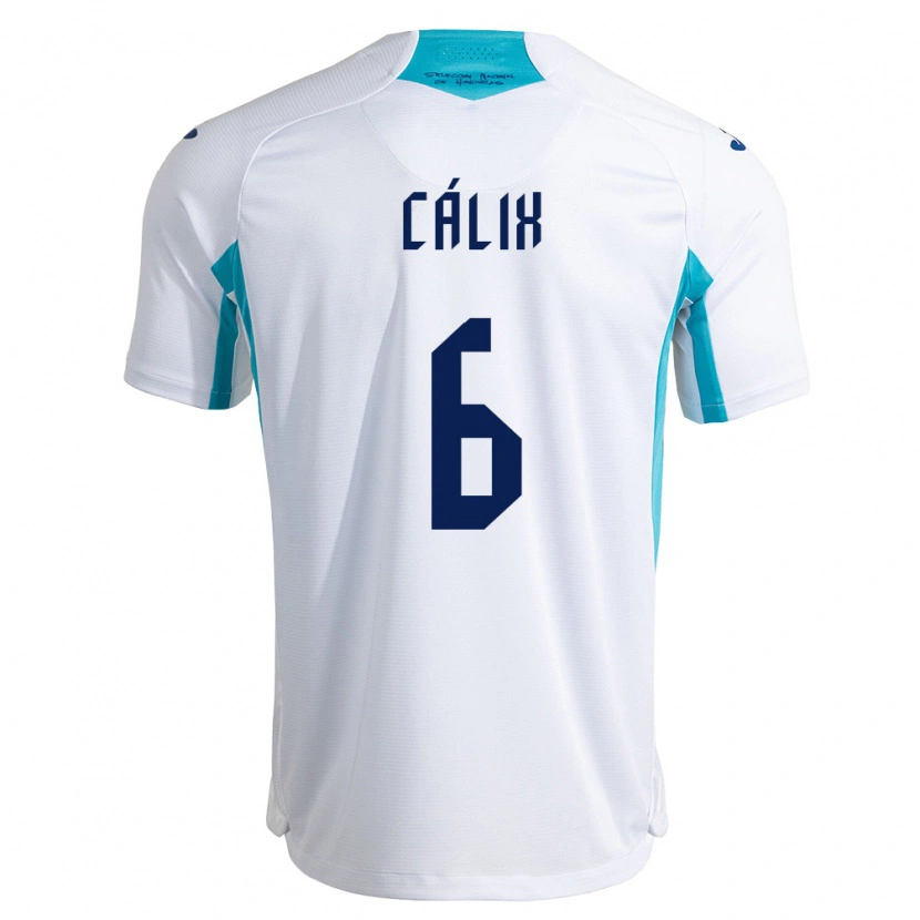 Danxen Women Honduras Noel Cálix #6 White Blue Sky Blue Home Jersey 26-28 T-Shirt