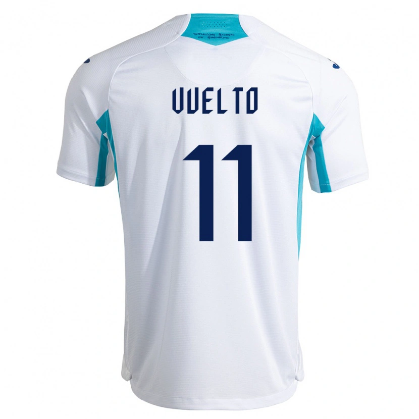 Danxen Women Honduras Darixon Vuelto #11 White Blue Sky Blue Home Jersey 26-28 T-Shirt