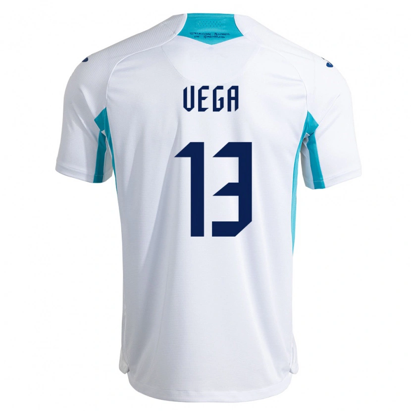 Danxen Women Honduras Alexy Vega #13 White Blue Sky Blue Home Jersey 26-28 T-Shirt