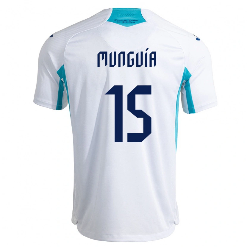 Danxen Women Honduras Edwin Munguía #15 White Blue Sky Blue Home Jersey 26-28 T-Shirt