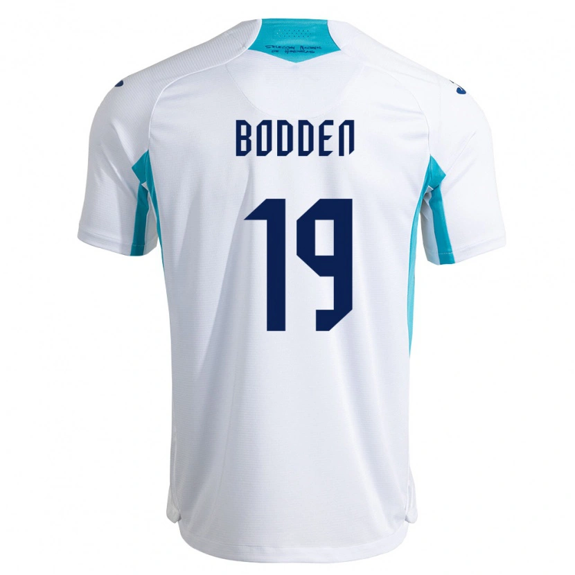 Danxen Women Honduras Reagan Bodden #19 White Blue Sky Blue Home Jersey 26-28 T-Shirt