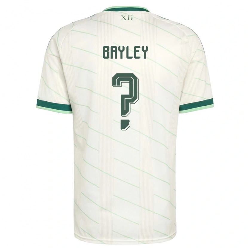 Danxen Women Northern Ireland Bayley Mccann #0 White Green Away Jersey 26-28 T-Shirt