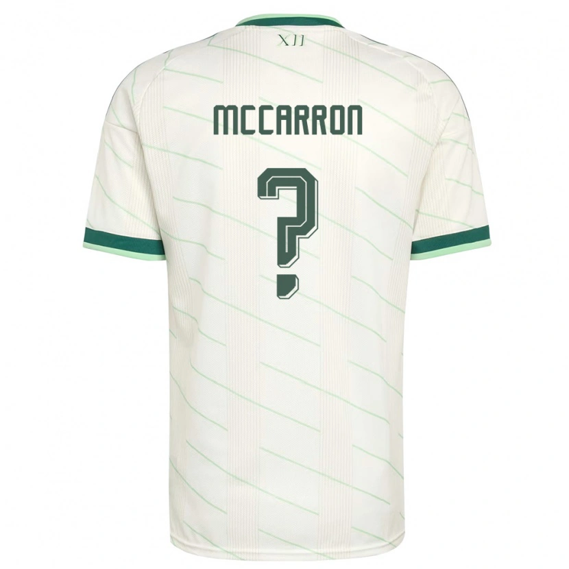 Danxen Women Northern Ireland Daniel Mccarron #0 White Green Away Jersey 26-28 T-Shirt