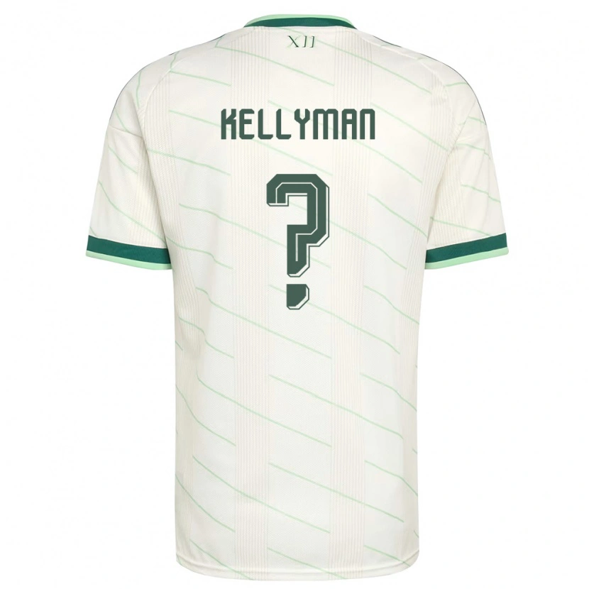 Danxen Women Northern Ireland Jahmi Kellyman #0 White Green Away Jersey 26-28 T-Shirt