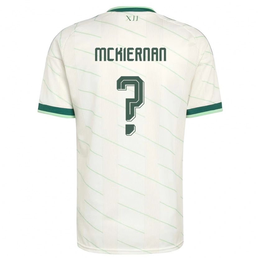 Danxen Women Northern Ireland Jj Mckiernan #0 White Green Away Jersey 26-28 T-Shirt