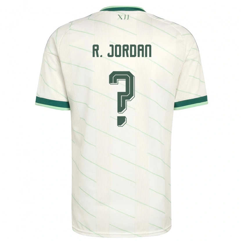 Danxen Women Northern Ireland Reece Jordan #0 White Green Away Jersey 26-28 T-Shirt