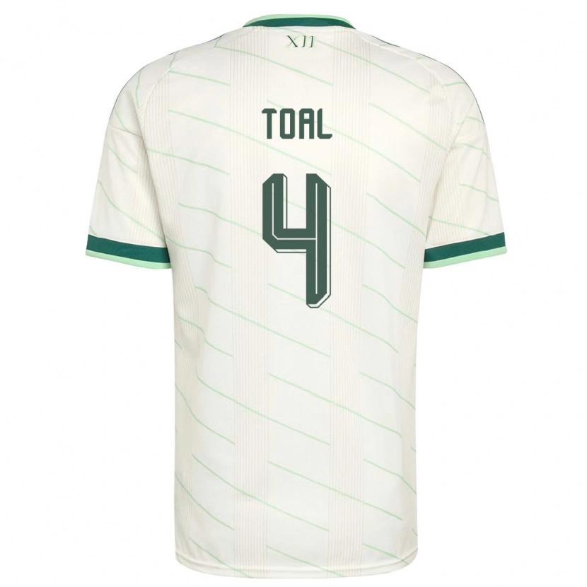 Danxen Women Northern Ireland Eoin Toal #4 White Green Away Jersey 26-28 T-Shirt