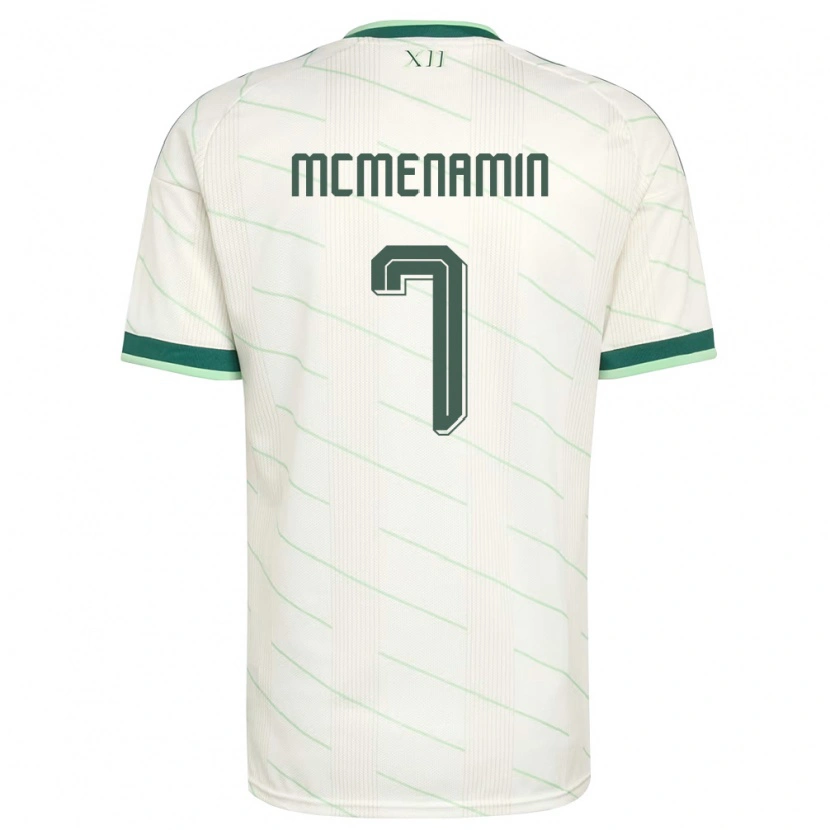 Danxen Women Northern Ireland Conor Mcmenamin #7 White Green Away Jersey 26-28 T-Shirt