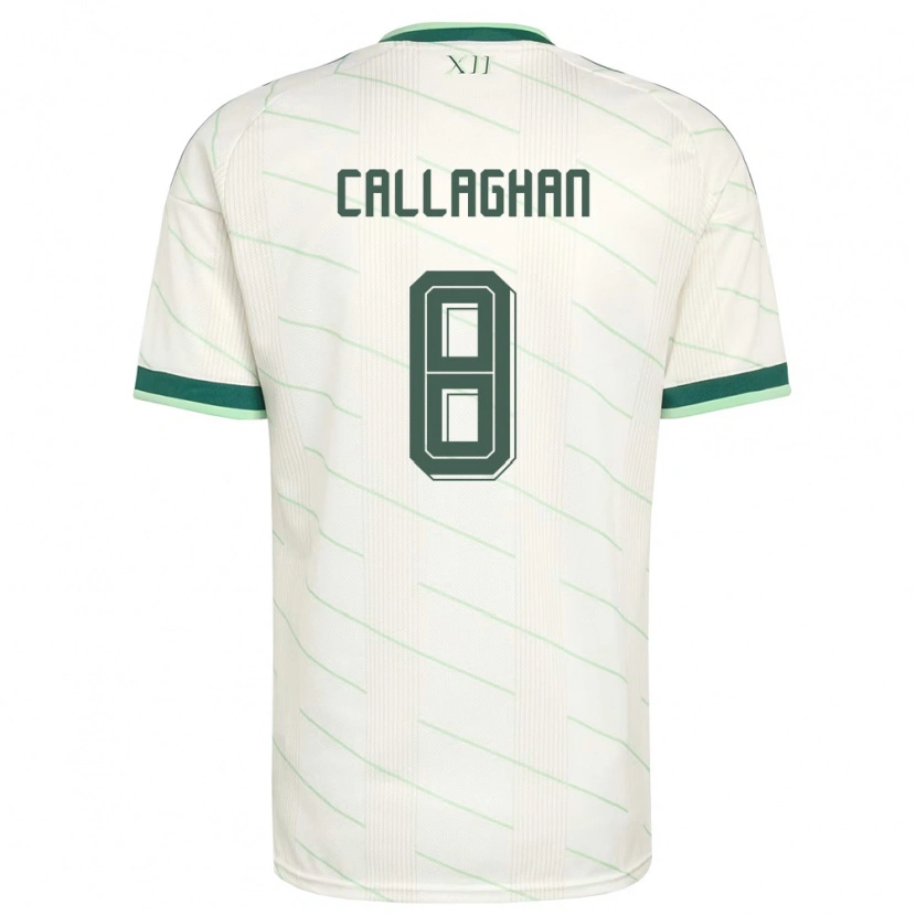 Danxen Women Northern Ireland Marissa Callaghan #8 White Green Away Jersey 26-28 T-Shirt