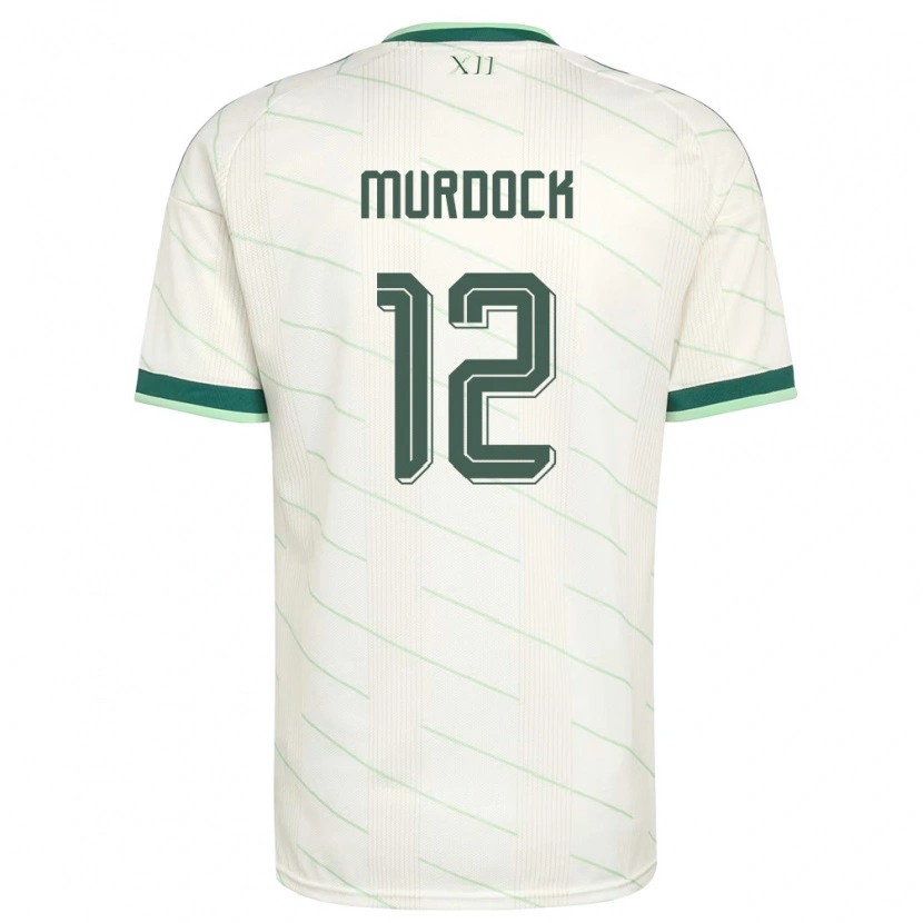 Danxen Women Northern Ireland Will Murdock #12 White Green Away Jersey 26-28 T-Shirt
