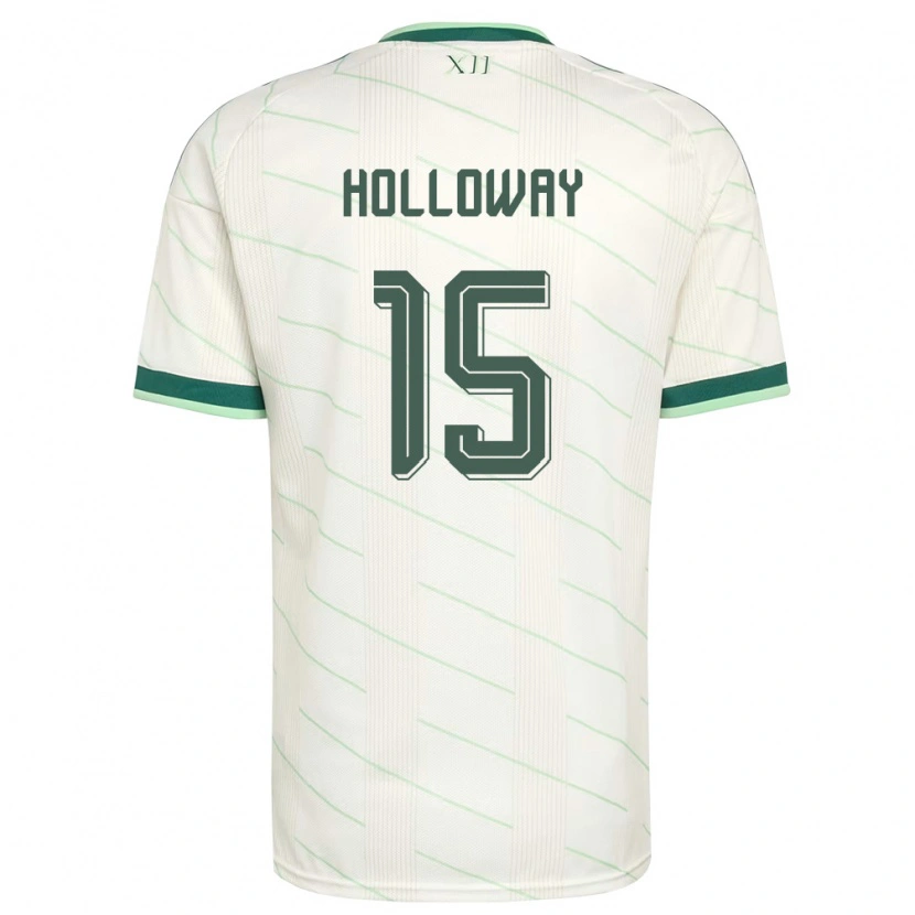 Danxen Women Northern Ireland Rebecca Holloway #15 White Green Away Jersey 26-28 T-Shirt