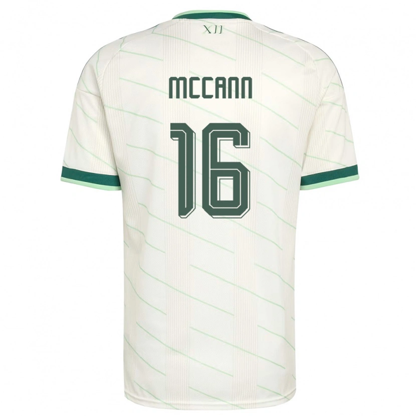 Danxen Women Northern Ireland Ali Mccann #16 White Green Away Jersey 26-28 T-Shirt
