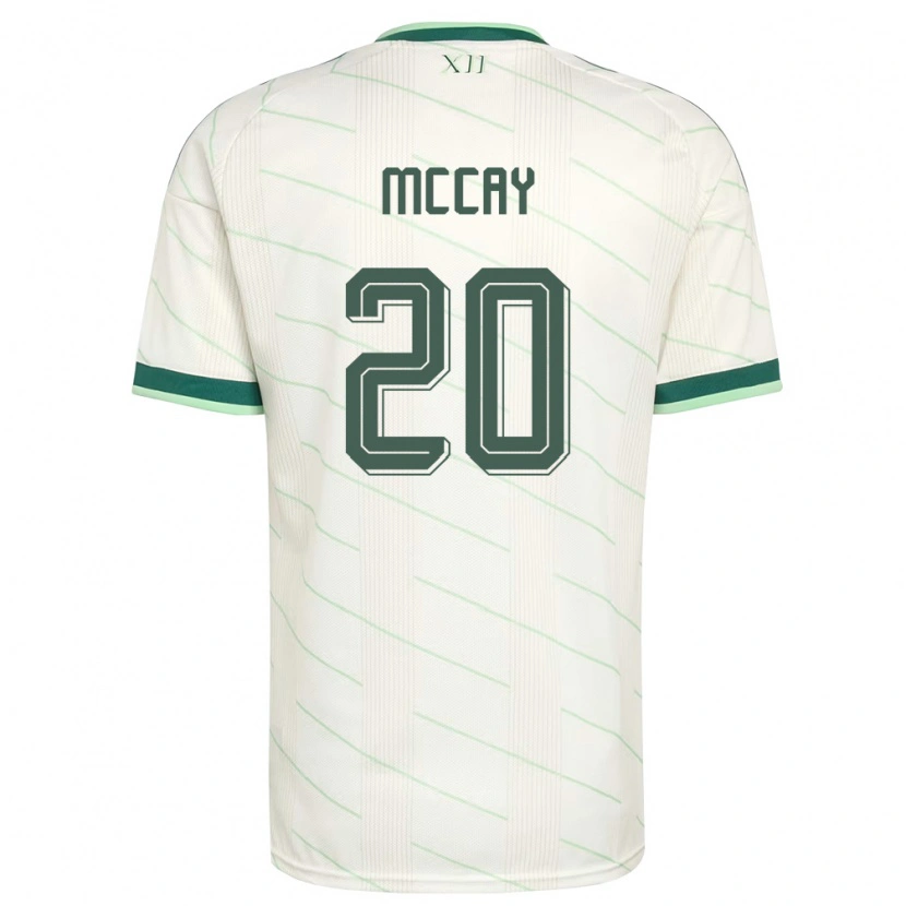 Danxen Women Northern Ireland Callum Mccay #20 White Green Away Jersey 26-28 T-Shirt