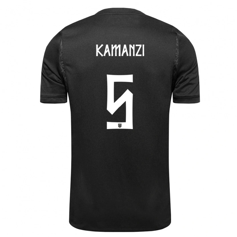 Danxen Women Norway Warren Kamanzi #5 Black Away Jersey 26-28 T-Shirt