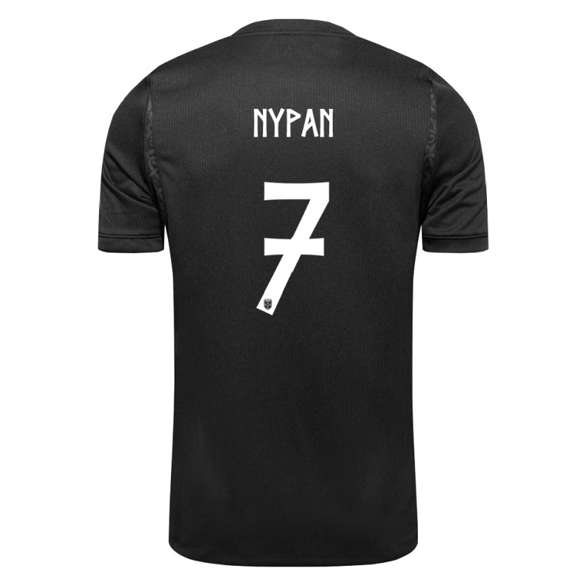 Danxen Women Norway Sverre Nypan #7 Black Away Jersey 26-28 T-Shirt