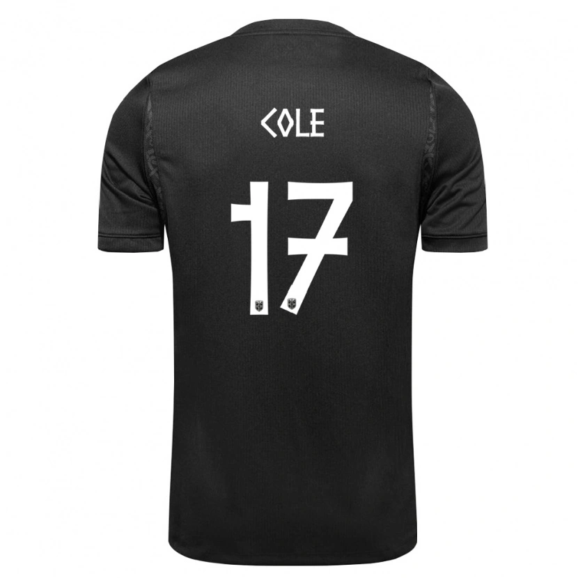 Danxen Women Norway Alan Cole #17 Black Away Jersey 26-28 T-Shirt
