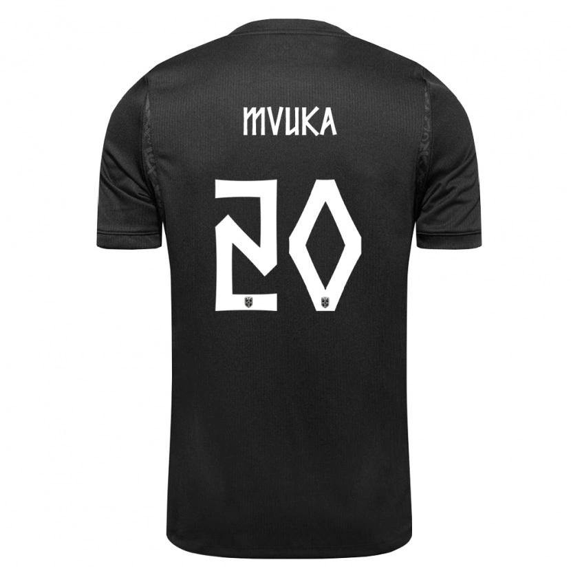 Danxen Women Norway Joel Mvuka #20 Black Away Jersey 26-28 T-Shirt