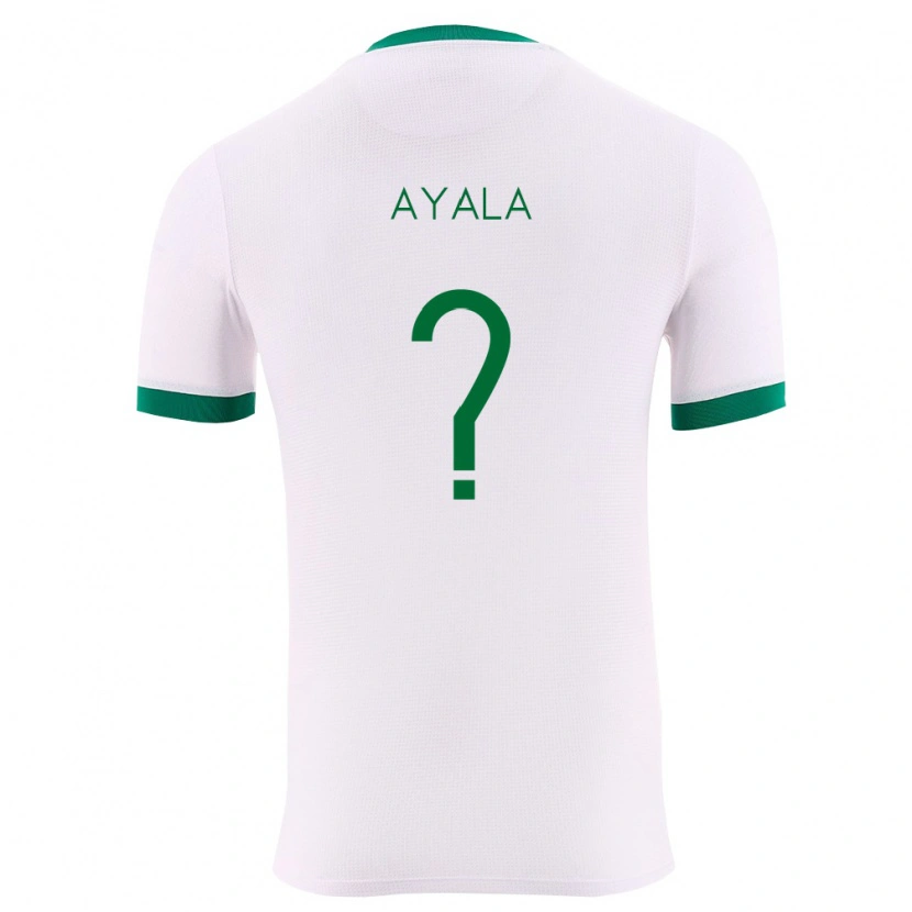 Danxen Women Bolivia Mariana Ayala #0 White Green Red Away Jersey 26-28 T-Shirt