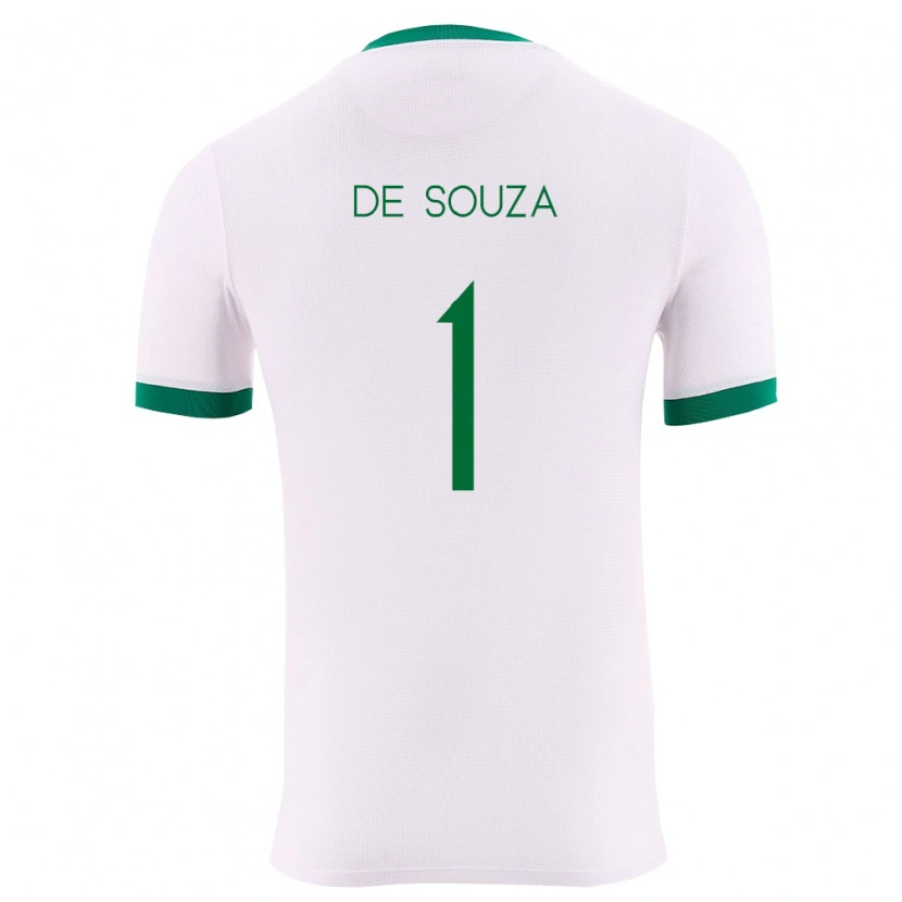 Danxen Women Bolivia Victor De Souza #1 White Green Red Away Jersey 26-28 T-Shirt