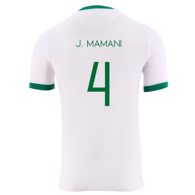Danxen Women Bolivia Jhylian Mary Mamani #4 White Green Red Away Jersey 26-28 T-Shirt