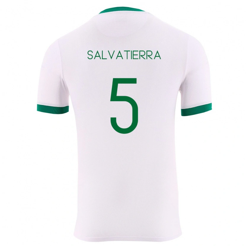 Danxen Women Bolivia Érika Salvatierra #5 White Green Red Away Jersey 26-28 T-Shirt