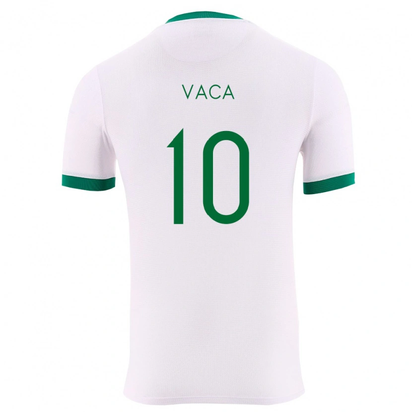 Danxen Women Bolivia Ramiro Vaca #10 White Green Red Away Jersey 26-28 T-Shirt