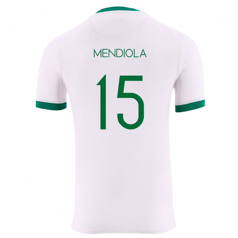 Danxen Women Bolivia Aidé Mendiola #15 White Green Red Away Jersey 26-28 T-Shirt