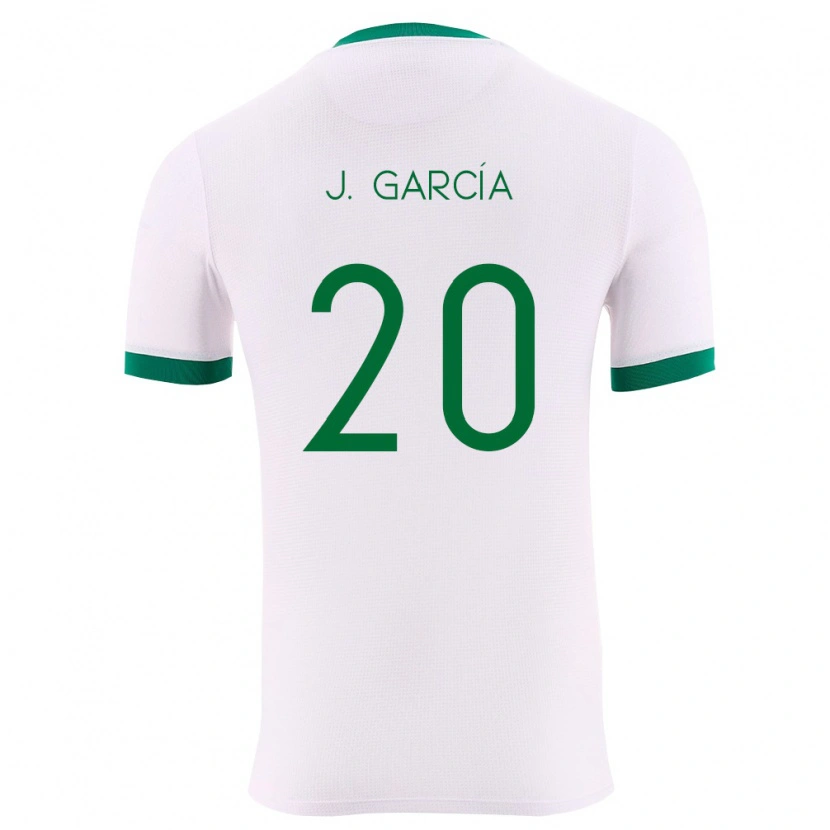 Danxen Women Bolivia John García #20 White Green Red Away Jersey 26-28 T-Shirt