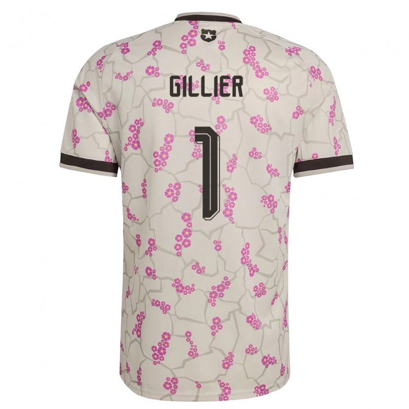 Danxen Women Chile Thomas Gillier #1 White Purple Away Jersey 26-28 T-Shirt