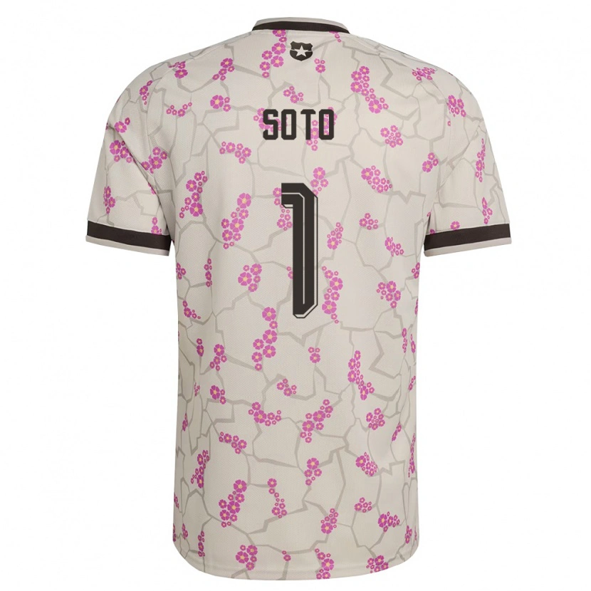 Danxen Women Chile Fernando Soto #1 White Purple Away Jersey 26-28 T-Shirt