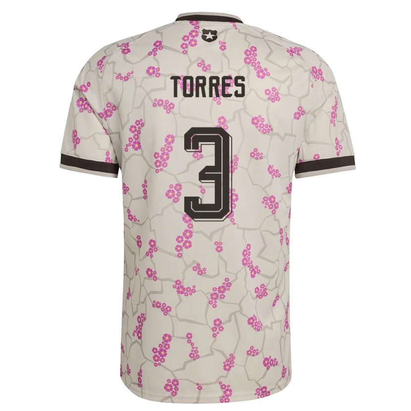 Danxen Women Chile Bruno Torres #3 White Purple Away Jersey 26-28 T-Shirt