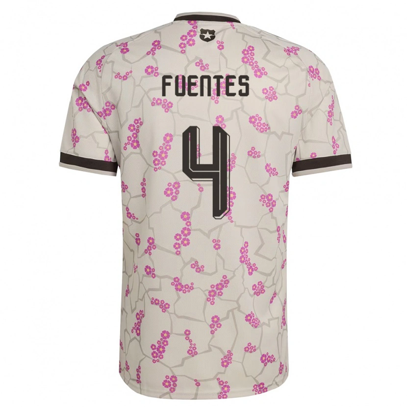 Danxen Women Chile Karen Fuentes #4 White Purple Away Jersey 26-28 T-Shirt