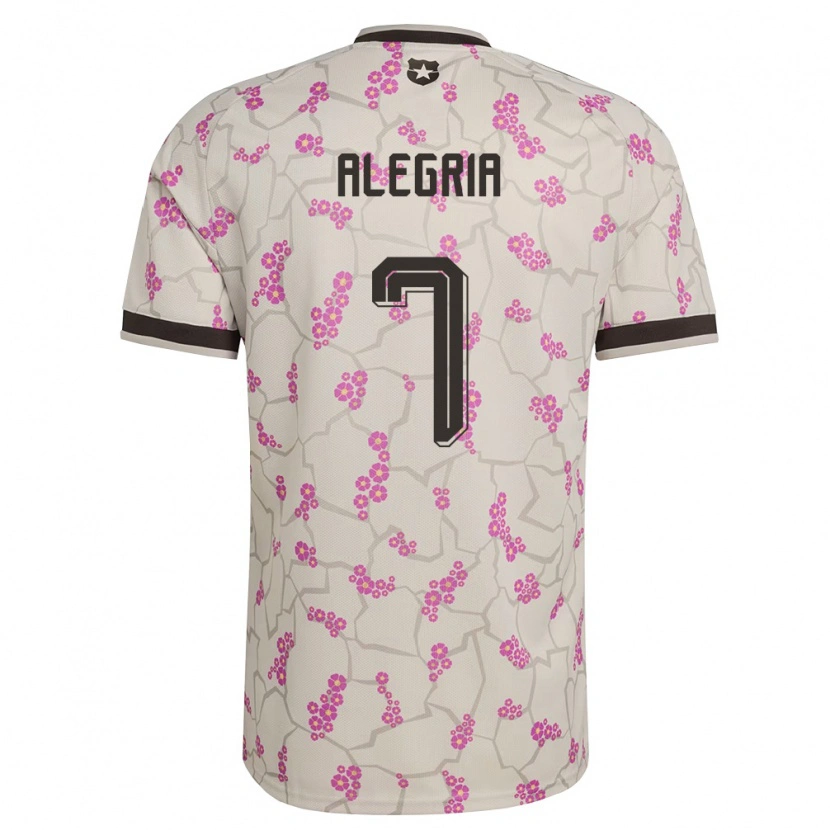 Danxen Women Chile Ian Alegría #7 White Purple Away Jersey 26-28 T-Shirt