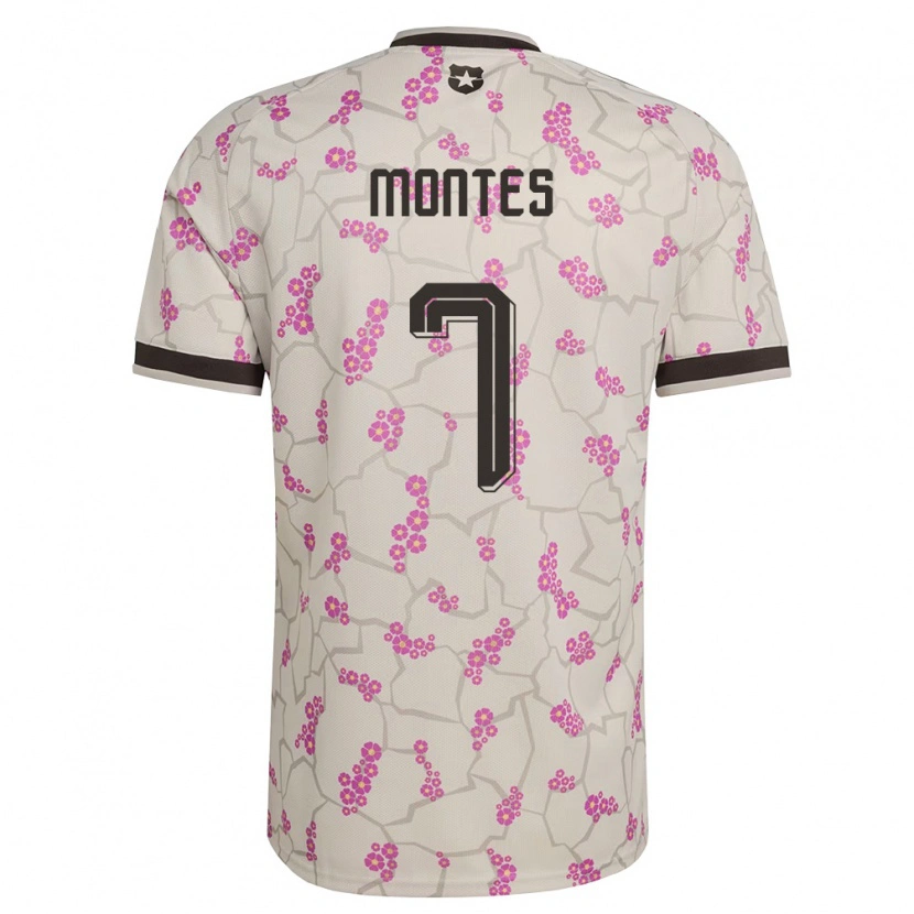 Danxen Women Chile Clemente Montes #7 White Purple Away Jersey 26-28 T-Shirt