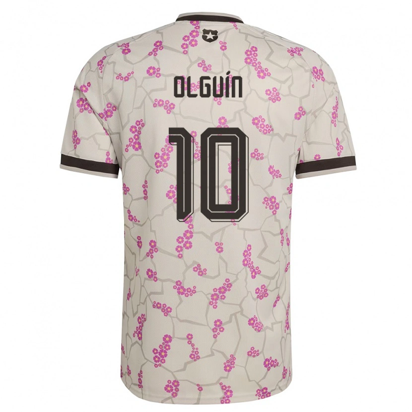 Danxen Women Chile Agustín Olguín #10 White Purple Away Jersey 26-28 T-Shirt