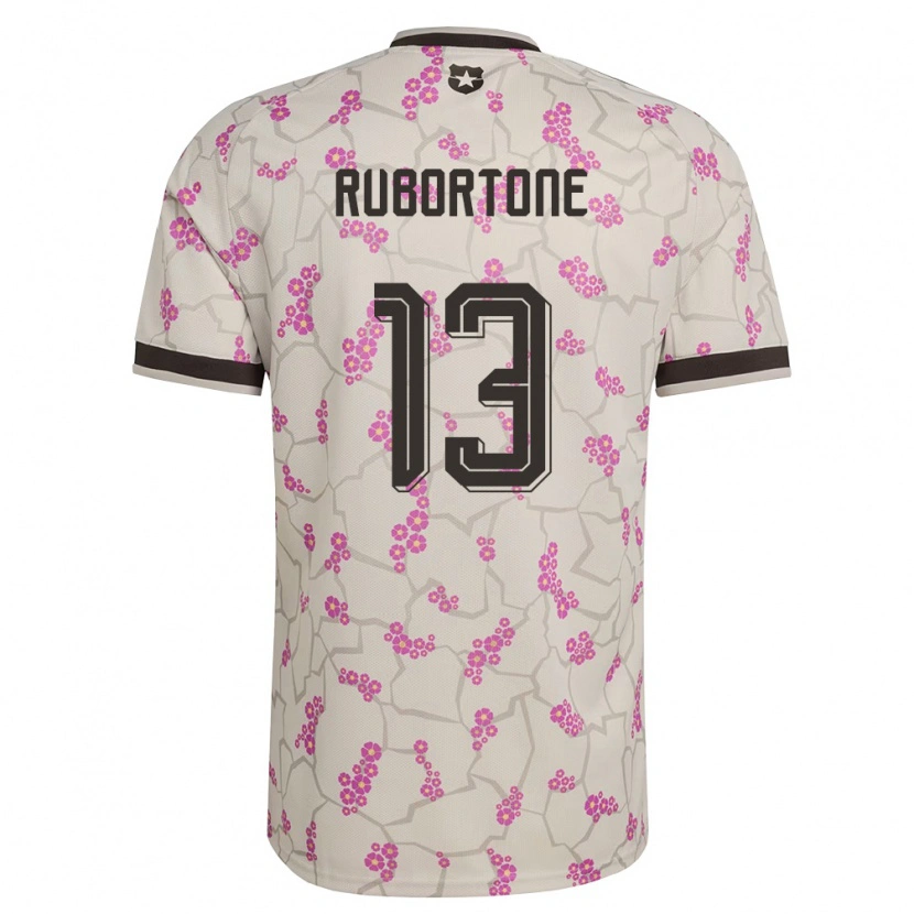 Danxen Women Chile Giovanni Rubortone #13 White Purple Away Jersey 26-28 T-Shirt