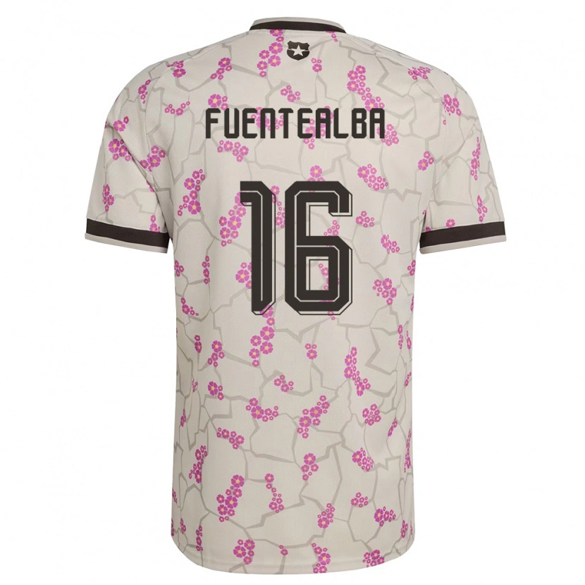 Danxen Women Chile Jeison Fuentealba #16 White Purple Away Jersey 26-28 T-Shirt
