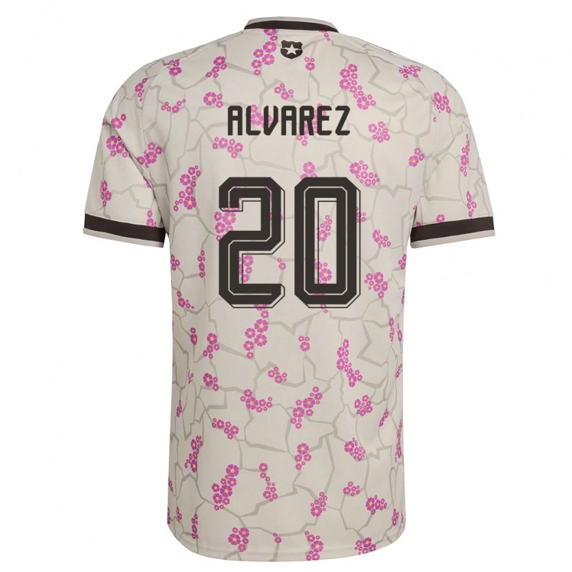 Danxen Women Chile Anaís Álvarez #20 White Purple Away Jersey 26-28 T-Shirt
