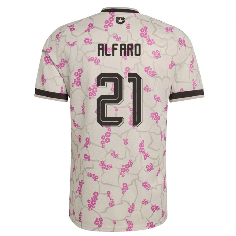 Danxen Women Chile Julián Alfaro #21 White Purple Away Jersey 26-28 T-Shirt