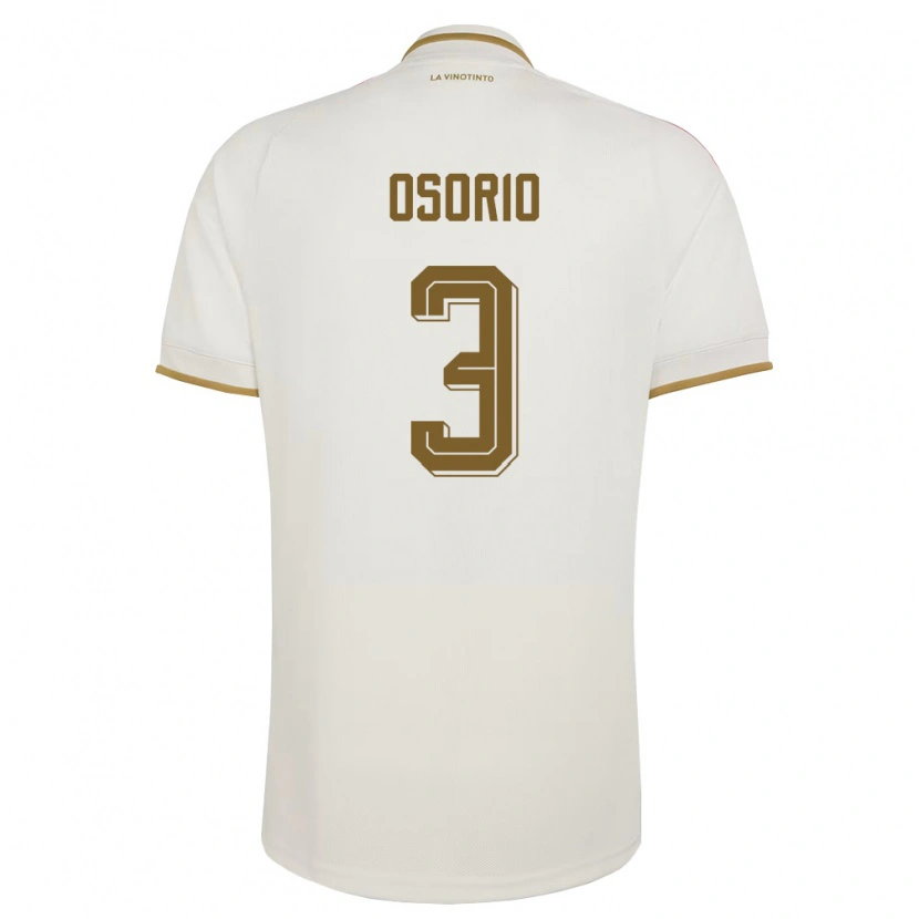 Danxen Women Venezuela Yordan Osorio #3 Off-White Yellow Away Jersey 26-28 T-Shirt
