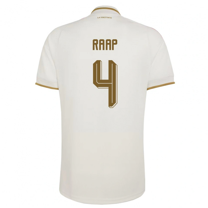 Danxen Women Venezuela Yiandro Raap #4 Off-White Yellow Away Jersey 26-28 T-Shirt