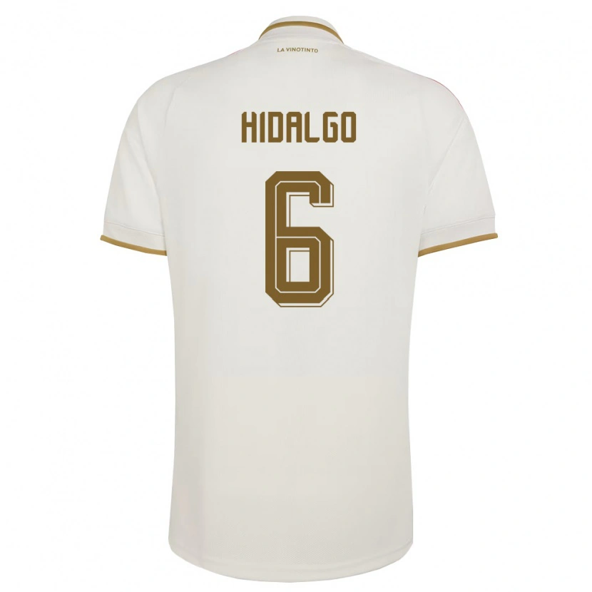 Danxen Women Venezuela Rai Hidalgo #6 Off-White Yellow Away Jersey 26-28 T-Shirt