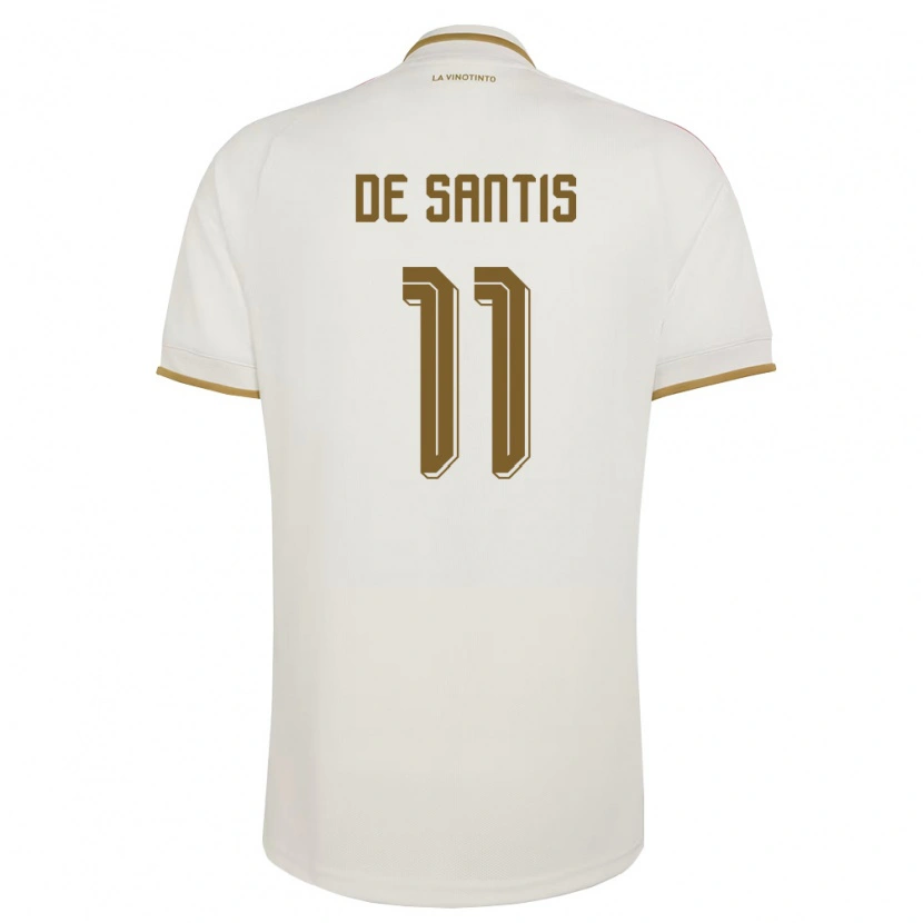 Danxen Women Venezuela Jeriel De Santis #11 Off-White Yellow Away Jersey 26-28 T-Shirt