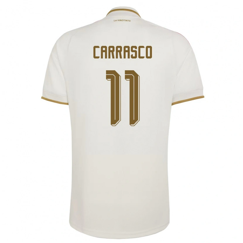 Danxen Women Venezuela Raiderlin Carrasco #11 Off-White Yellow Away Jersey 26-28 T-Shirt