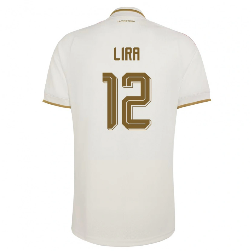Danxen Women Venezuela Erickson Lira #12 Off-White Yellow Away Jersey 26-28 T-Shirt