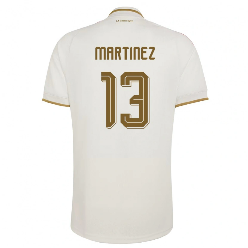 Danxen Women Venezuela José Martínez #13 Off-White Yellow Away Jersey 26-28 T-Shirt