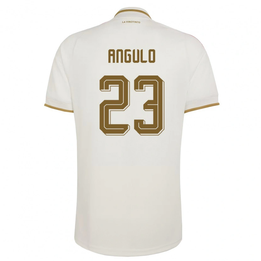 Danxen Women Venezuela Gabriela Angulo #23 Off-White Yellow Away Jersey 26-28 T-Shirt